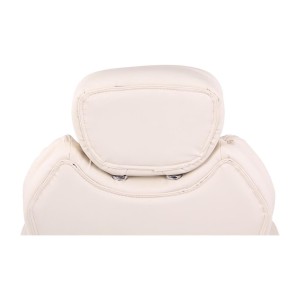 Sillón de oficina CARMELO, Reposacabezas Ajustable, Piel Negra