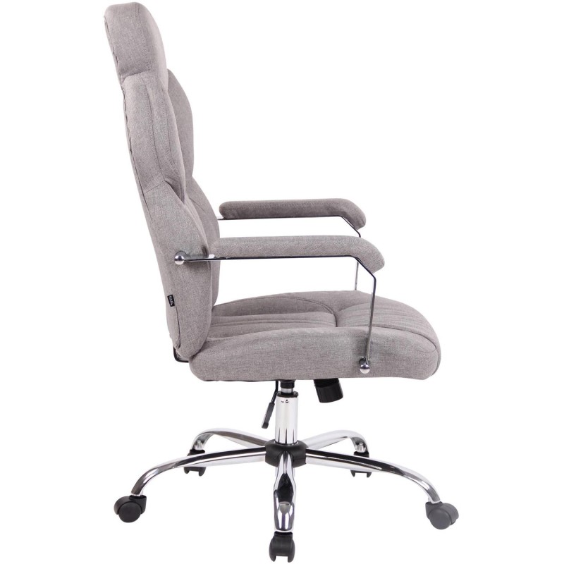 Sillón de oficina CARMELO TELA, Reposacabezas Ajustable, Crema