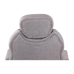 Sillón de oficina CARMELO TELA, Reposacabezas Ajustable, Crema