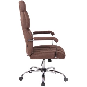 Sillón de oficina CARMELO TELA, Reposacabezas Ajustable, Crema