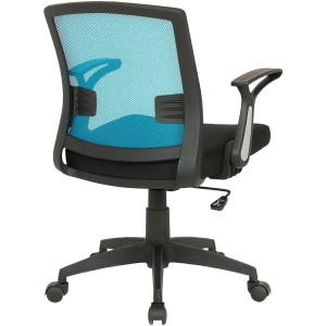 Silla de Oficina PACIFICA, Brazos Abatibles, Negra