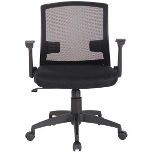 Silla de Oficina PACIFICA, Brazos Abatibles, Negra