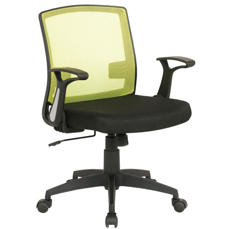 Silla de Oficina PACIFICA, Brazos Abatibles, Negra