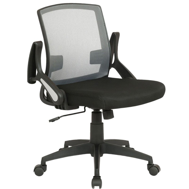 Silla de Oficina PACIFICA, Brazos Abatibles, Negra