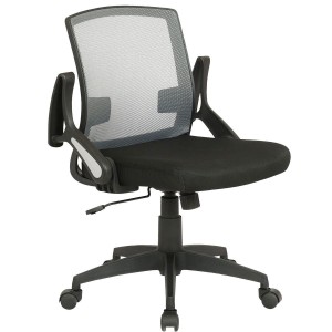 Silla de Oficina PACIFICA, Brazos Abatibles, Negra