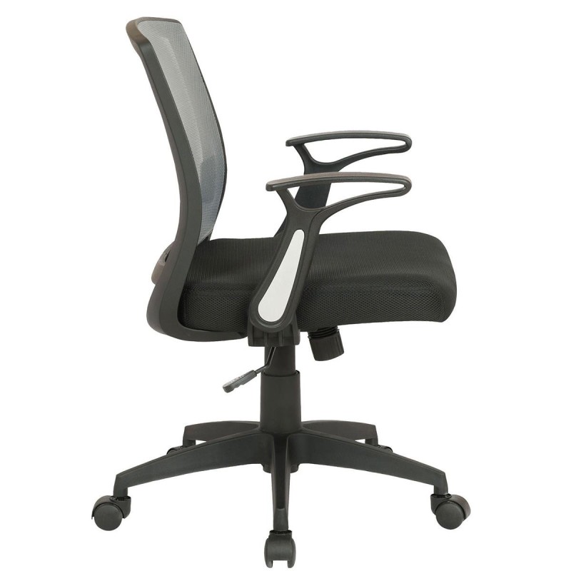 Silla de Oficina PACIFICA, Brazos Abatibles, Negra