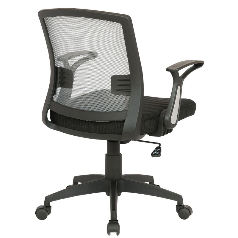 Silla de Oficina PACIFICA, Brazos Abatibles, Negra