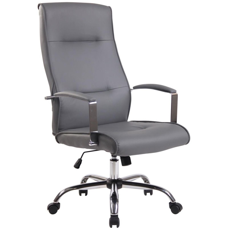 Silla de Oficina PONTIAC PIEL, color Marrón
