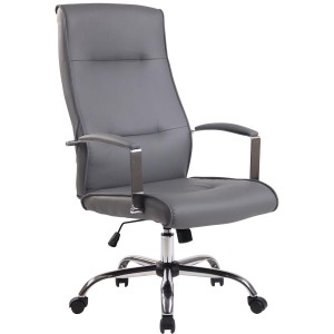 Silla de Oficina PONTIAC PIEL, color Marrón