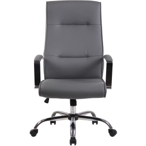 Silla de Oficina PONTIAC PIEL, color Marrón
