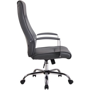 Silla de Oficina PONTIAC PIEL, color Marrón