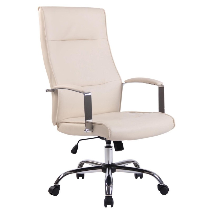 Silla de Oficina PONTIAC PIEL, color Marrón