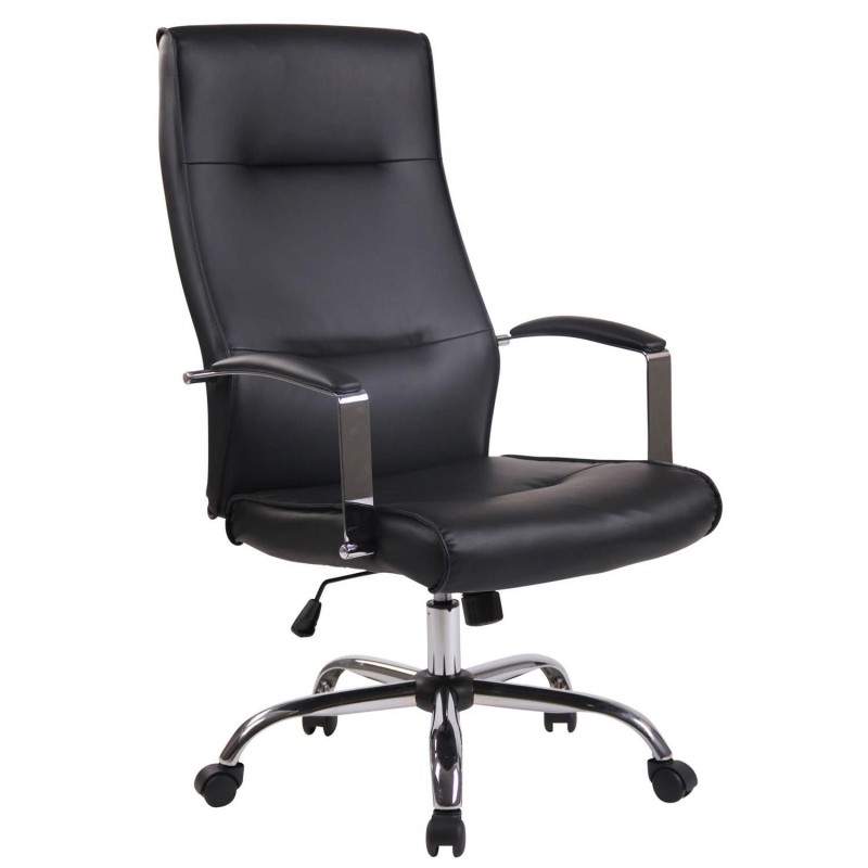 Silla de Oficina PONTIAC PIEL, color Marrón