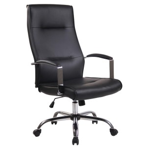 Silla de Oficina PONTIAC PIEL, color Marrón