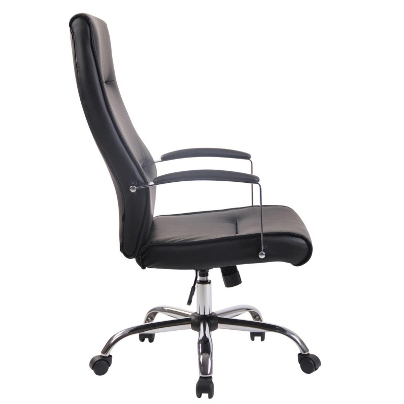 Silla de Oficina PONTIAC PIEL, color Marrón