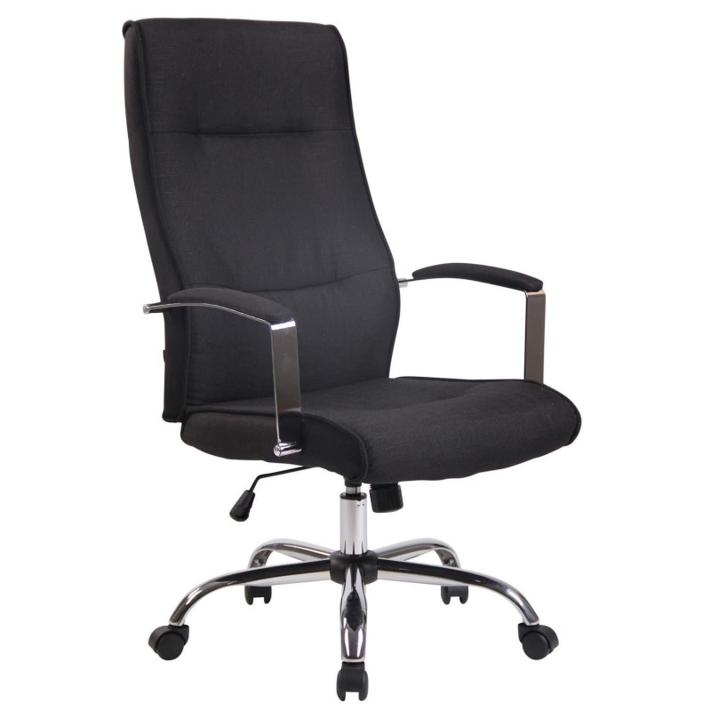 Silla de Oficina PONTIAC TELA, color Negro