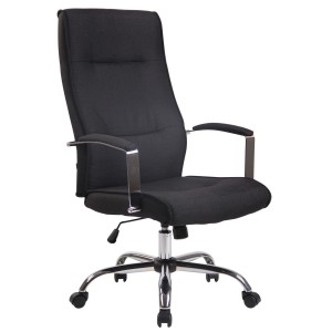 Silla de Oficina PONTIAC TELA, color Negro
