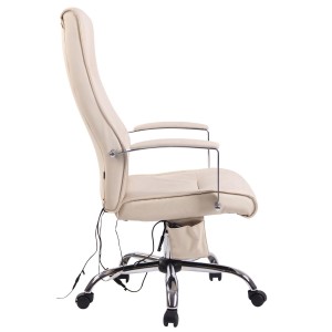 Silla de Oficina PONTIAC MASAJE PIEL, color Negro