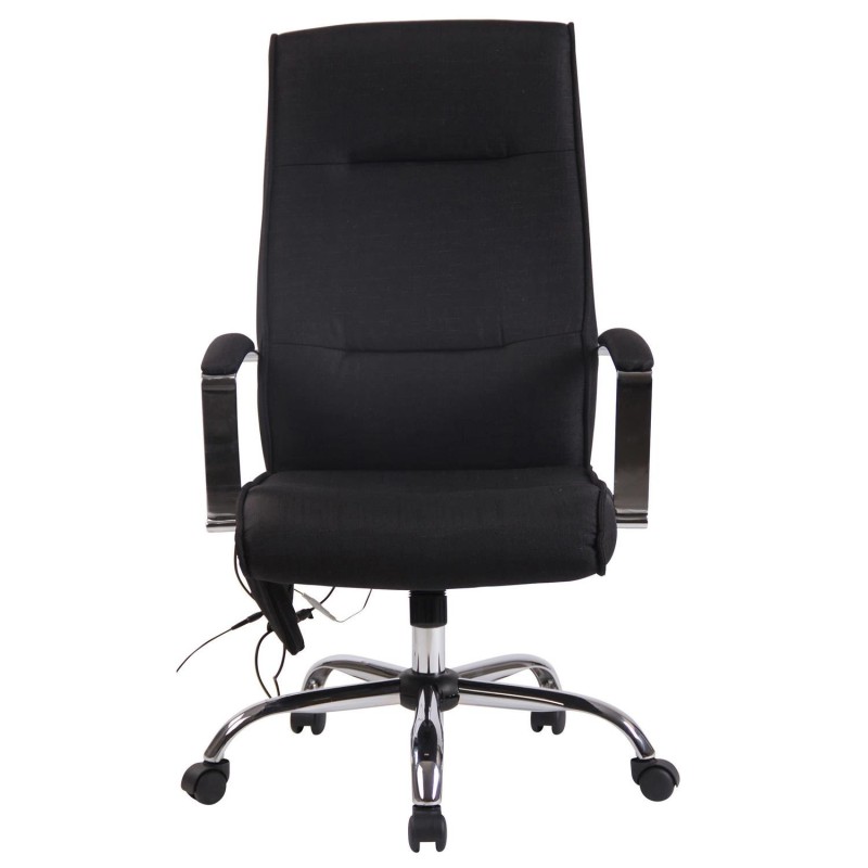Silla de Oficina PONTIAC MASAJE TELA, color Negro
