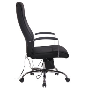 Silla de Oficina PONTIAC MASAJE TELA, color Negro