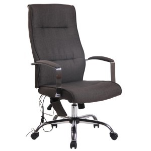 Silla de Oficina PONTIAC MASAJE TELA, color Negro