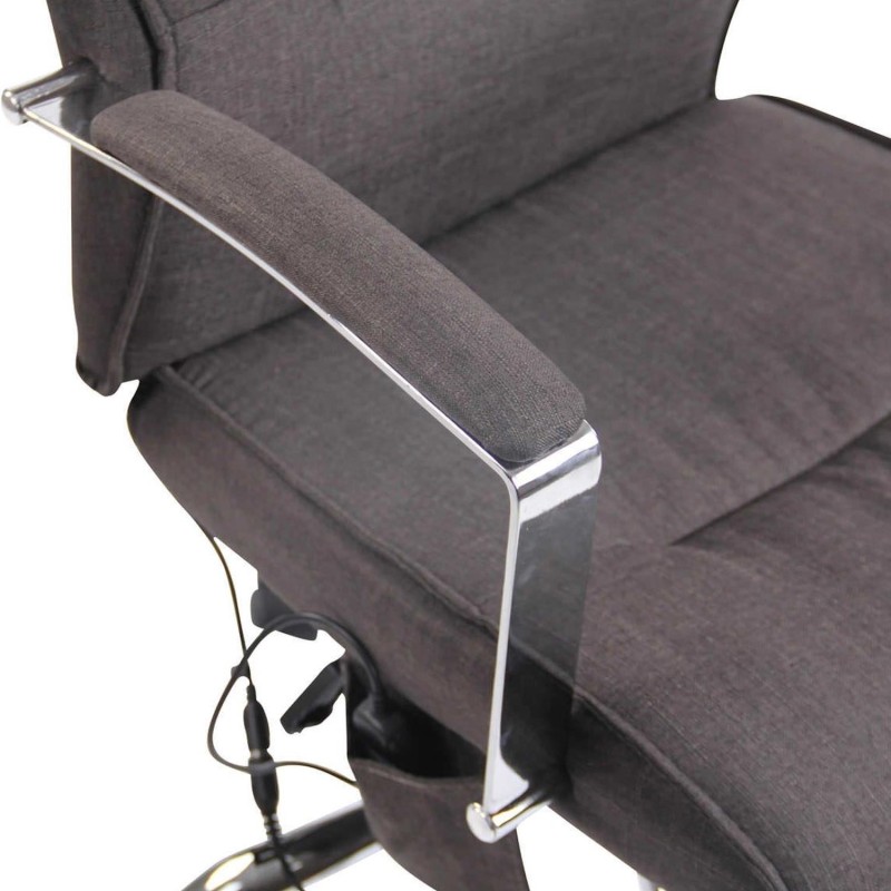 Silla de Oficina PONTIAC MASAJE TELA, color Negro