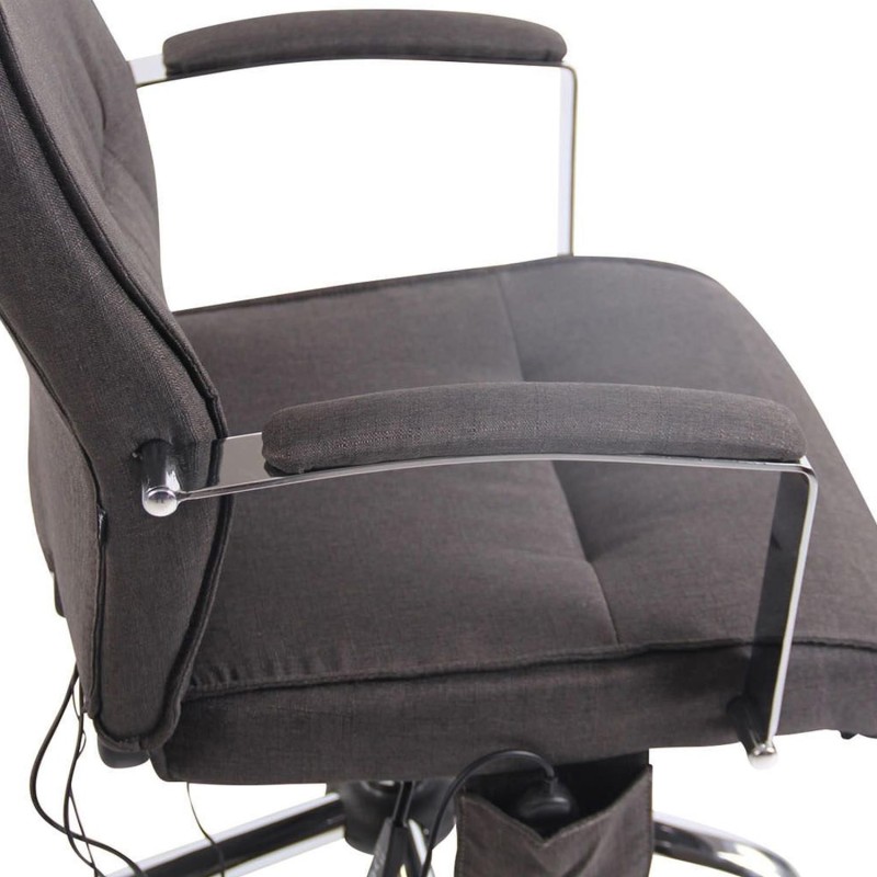 Silla de Oficina PONTIAC MASAJE TELA, color Negro