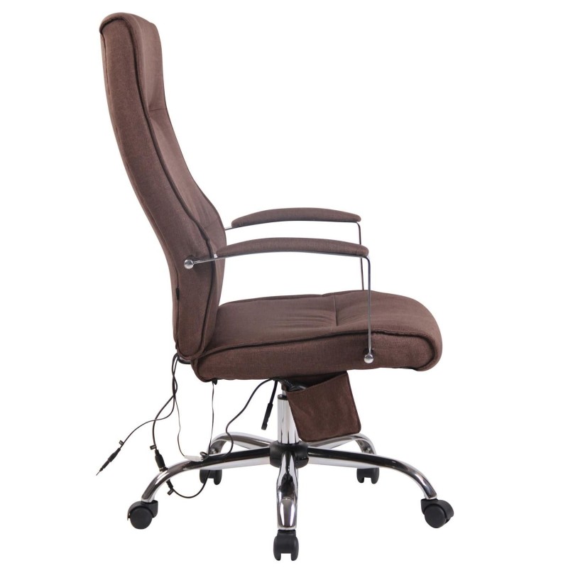 Silla de Oficina PONTIAC MASAJE TELA, color Negro