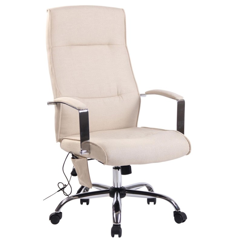 Silla de Oficina PONTIAC MASAJE TELA, color Negro