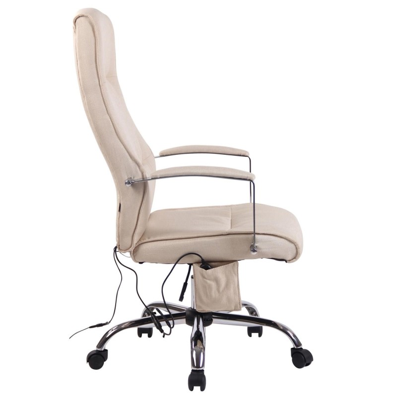 Silla de Oficina PONTIAC MASAJE TELA, color Negro