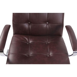 Sillón de Oficina VIRGINIA PIEL, color Negro