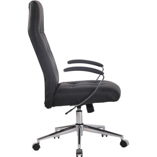 Sillón de Oficina VIRGINIA PIEL, color Negro 2