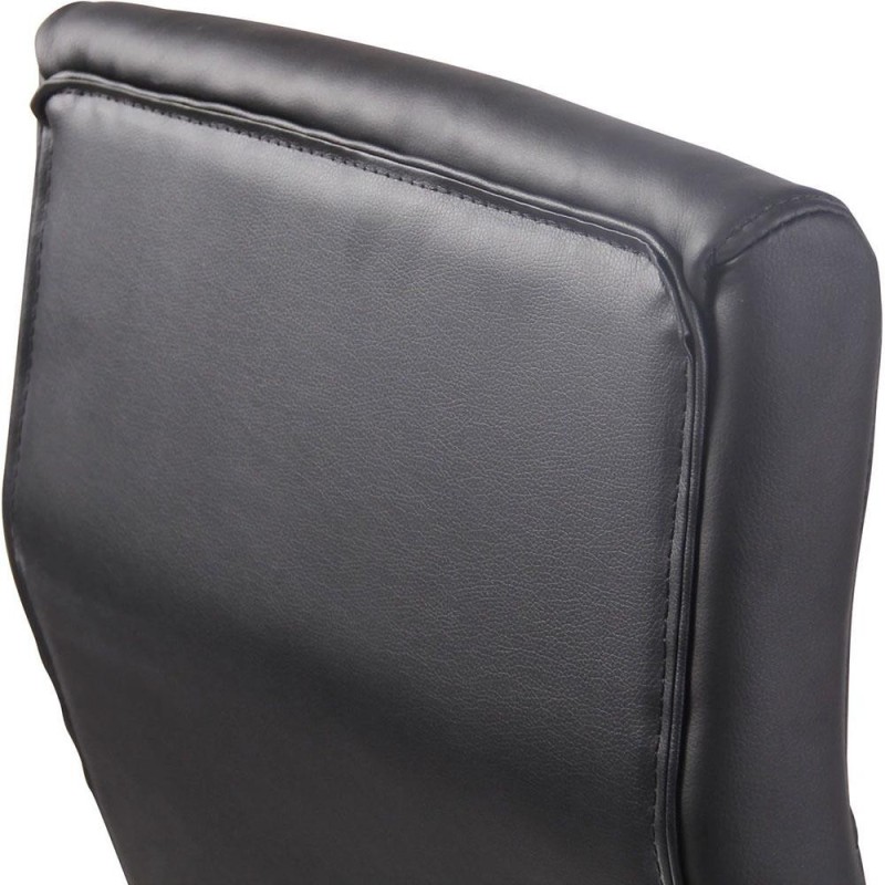 Sillón de Oficina VIRGINIA PIEL, color Negro