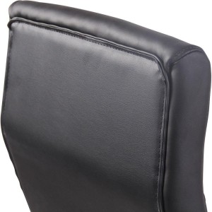 Sillón de Oficina VIRGINIA PIEL, color Negro