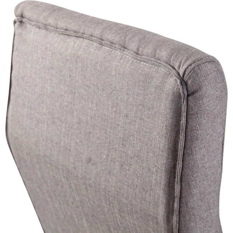 Sillón de Oficina VIRGINIA TELA, color Negro