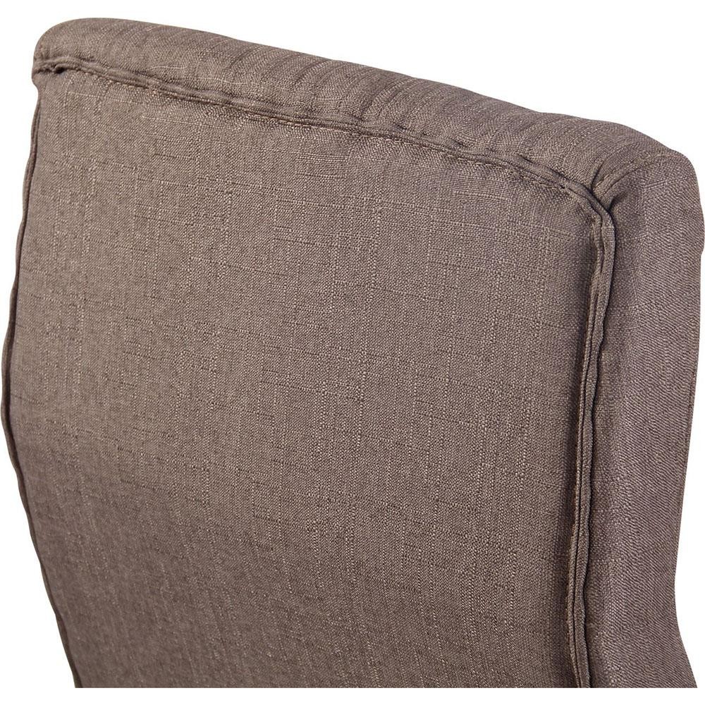 Sillón de Oficina VIRGINIA TELA, Grueso Acolchado, Base Metálica, color Negro