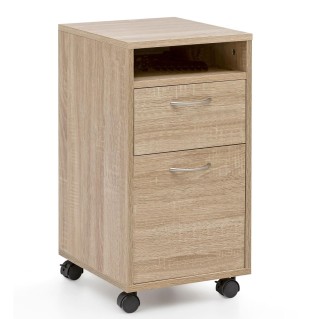 Archivador con Ruedas LEXI en Madera Color Roble
