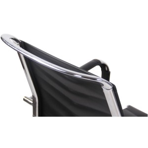 Silla de Oficina SIGRID en Piel Auténtica Negra
