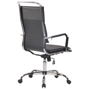 Silla de Oficina QUEBEC PIEL REAL, Color Marrón
