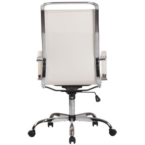 Silla de Oficina QUEBEC PIEL REAL, Color Marrón