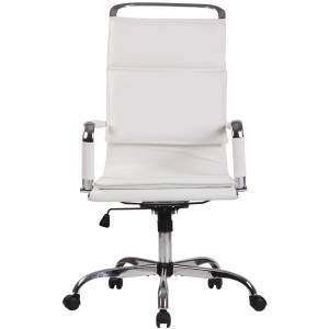 Silla de Oficina QUEBEC PIEL REAL, Color Marrón
