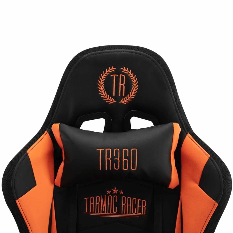 Silla Gaming TURBO LED PIEL, en Negro