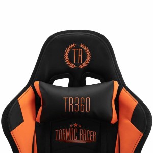 Silla Gaming TURBO LED PIEL, en Negro