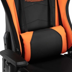 Silla Gaming TURBO LED PIEL, en Negro