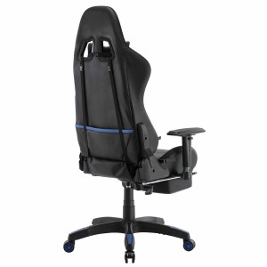 Silla Gaming TURBO LED PIEL, en Negro