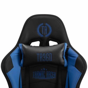 Silla Gaming TURBO LED PIEL, en Negro