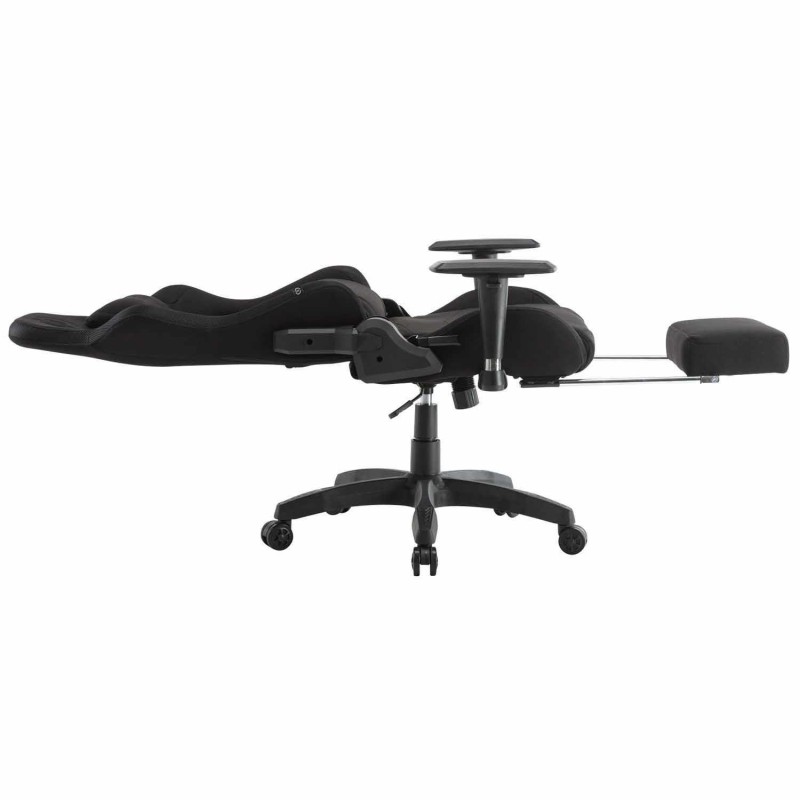 Silla Gaming TURBO LED TELA, en Negro