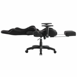 Silla Gaming TURBO LED TELA, en Negro