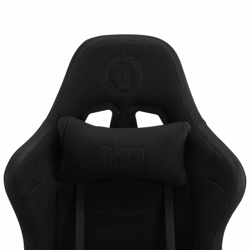 Silla Gaming TURBO LED TELA, en Negro