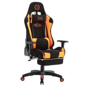 Silla Gaming TURBO LED TELA, en Negro
